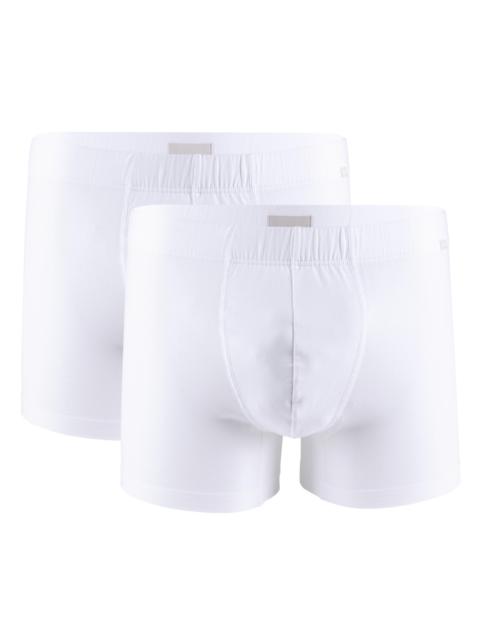 HANRO Cotton Essentials 2-Pack Boxer Briefs - White