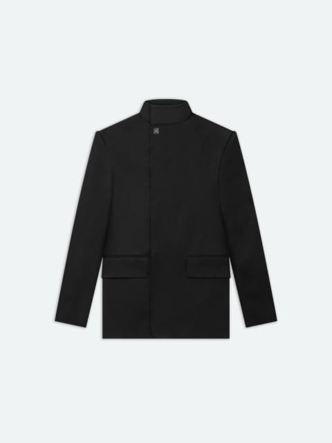 AMIRI DOUBLE BREASTED STAND COLLAR BLAZER