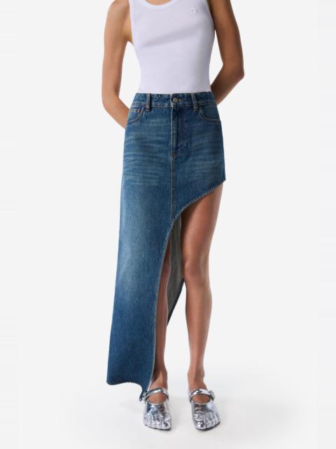 COPERNI One-Leg Denim Skirt