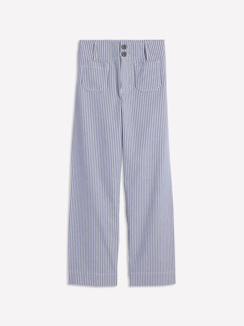 BODEN Primrose Patch Pocket Pants-Ticking Stripe