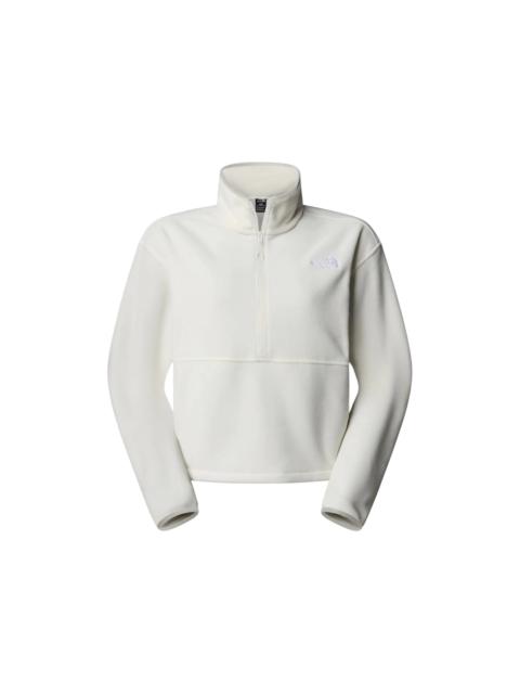 The North Face Glacier Fleece 1/2 Zip Short Jacket White Dune