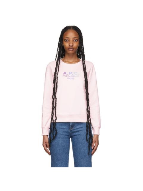 A.P.C. Pink Mathilda Sweatshirt