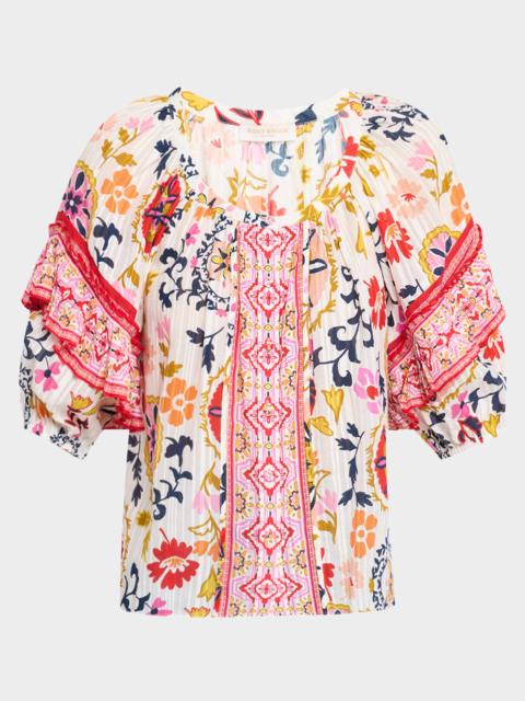 RAMY BROOK Rebeca Scoop-Neck Blouse