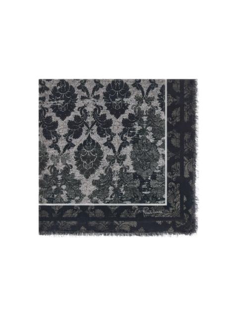Roberto Cavalli brocade-print shawl