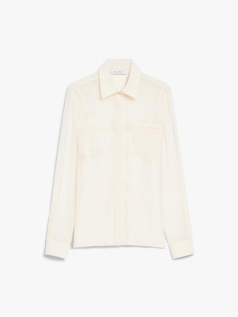 Max Mara ERCOLE Soft silk shirt