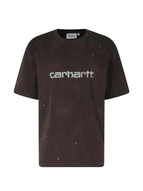 Carhartt WIP S/S Loose Pocket logo-print paint-splatter T-shirt