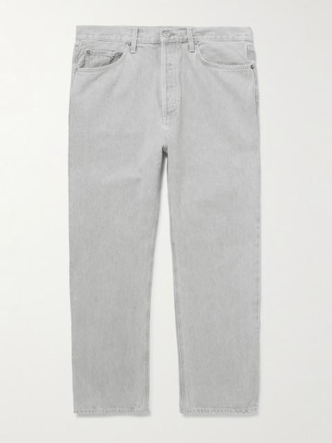 AGOLDE 90's Straight-Leg Organic Jeans Gray