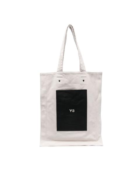 Lux logo-print tote bag