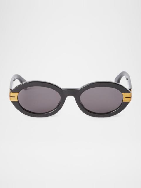 Palm Angels Harmony Oval Acetate Sunglasses