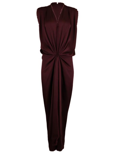 MICHAEL KORS COLLECTION Sleeveless Draped Column Gown