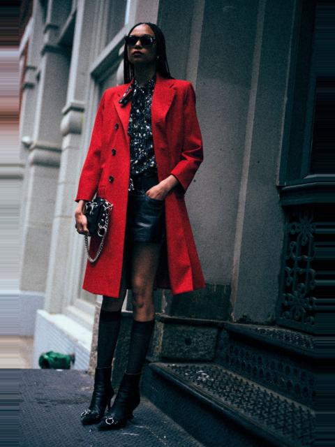 R13 RELAXED DOUBLE BREASTED COAT