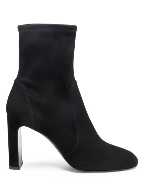 Stuart Weitzman Women's Babette 85MM Suede Booties - Black