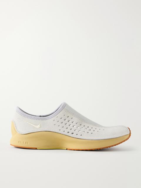 Nike Superfly Mesh And Perforated Suede Slip-on Sneakers