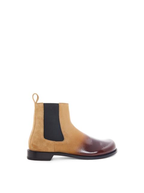 Loewe Campo Chelsea boot in suede calfskin