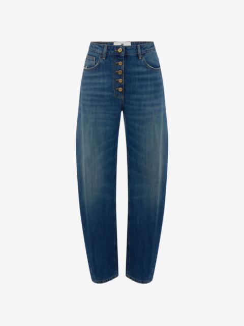 ELISABETTA FRANCHI button-fly jeans