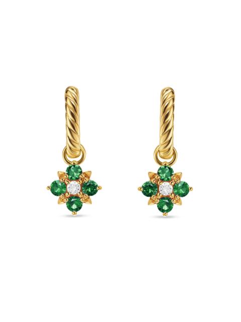 DAVID YURMAN Women's Petite Modern Renaissance Color Drop Earrings in 18K Yellow Gold - Emerald