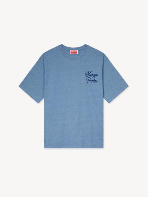 KENZO 'KENZO Paris Chainstitch' embroidered T-shirt in cotton