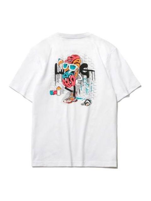 Li-Ning Graphic Loose Fit T-shirt 'White' AHSR406-1