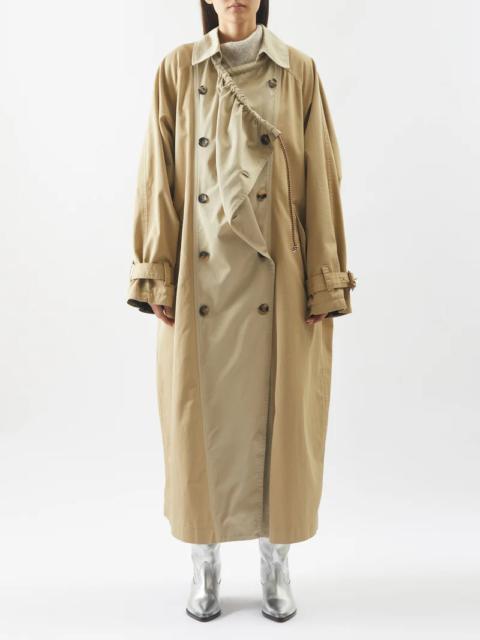 Isabel Marant - Theodore Double-Breasted wool-blend Coat - Womens - Light Yellow