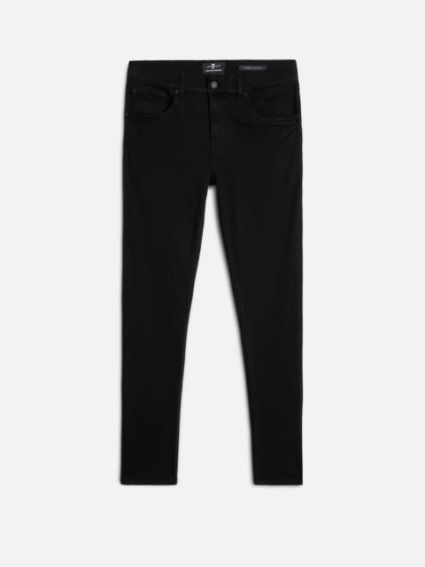 7 For All Mankind Luxe Performance Plus Slimmy Tapered In Black