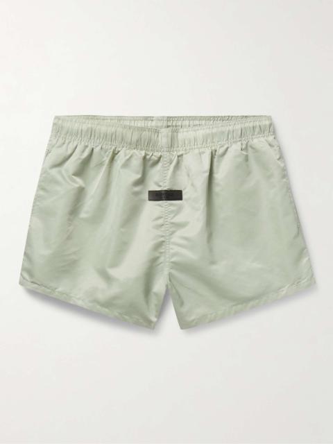 Logo-Appliquéd Straight-Leg Taslan Nylon Shorts