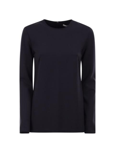 Max Mara slim zip top