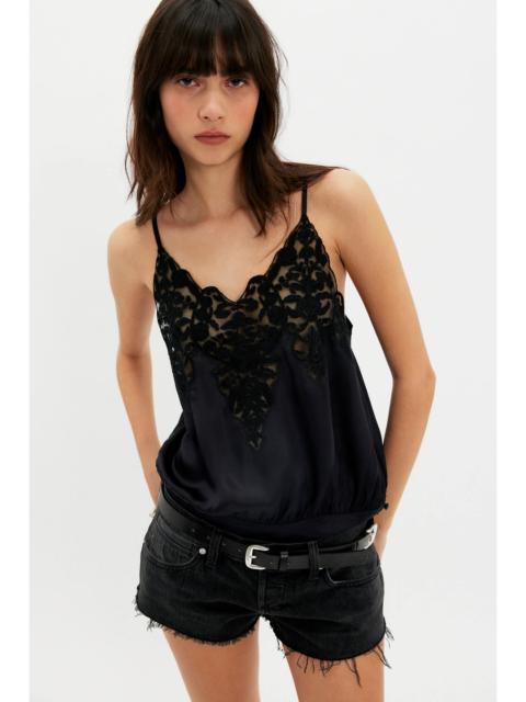 FREE PEOPLE Reya Lace Top