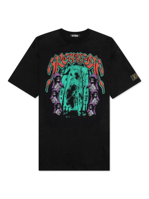 Raf Simons RAF SIMONS BIG FIT T-SHIRT SREAPERS - BLACK