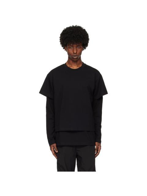 HELIOT EMIL™ Back Layered Crewneck T-shirt