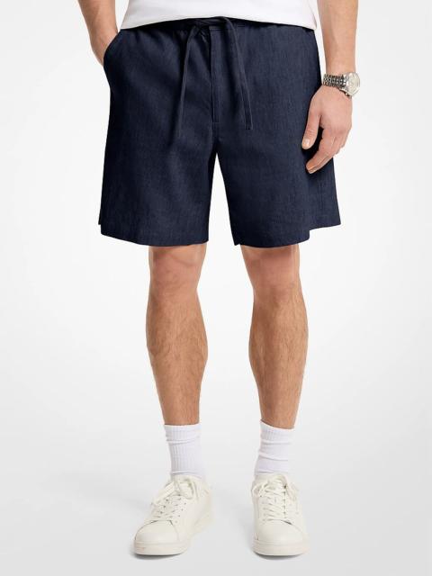 MICHAEL KORS Linen Blend Shorts