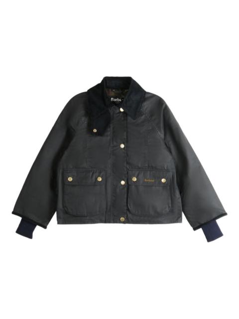 Barbour Beadnell corduroy-collar cropped jacket