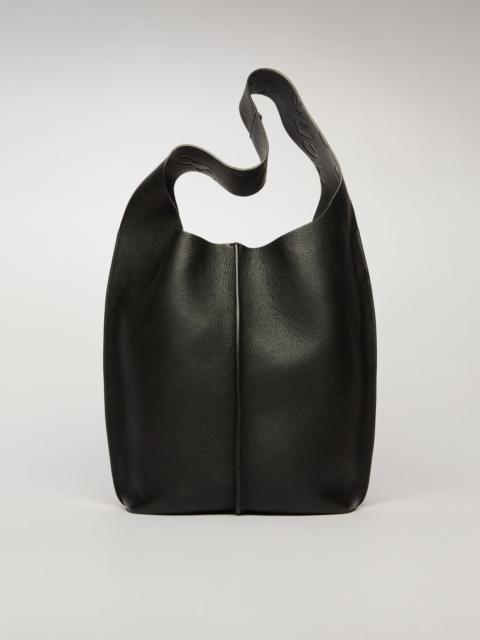 Acne Studios Grain leather tote bag black