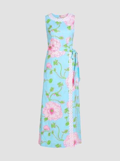 Lilly Pulitzer Women's Fresia Stretch Shift Maxi Dress - Fresh Water Blue