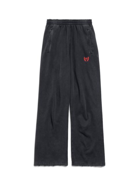 BALENCIAGA Men's Laurel Classic Baggy Sweatpants in Faded Black