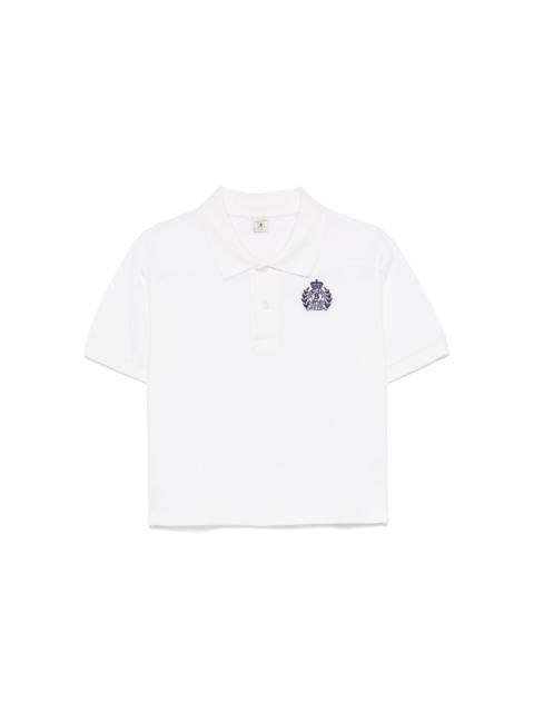 Sporty & Rich logo-embroidered polo shirt