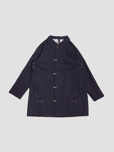 Nigel Cabourn Factory Mac in Black Navy