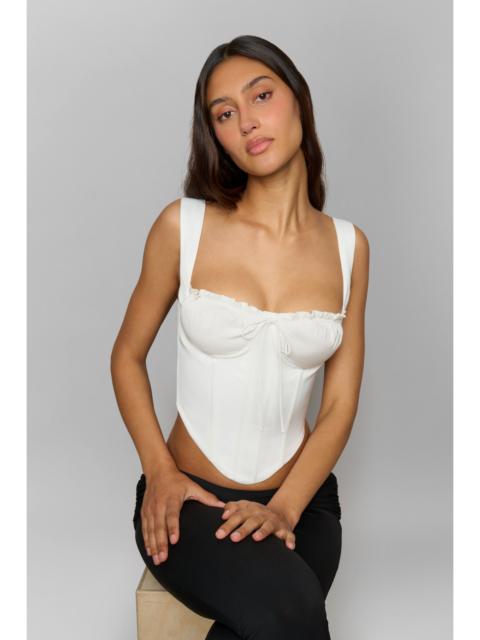 GUIZIO RUCHED CUP BUSTIER TOP