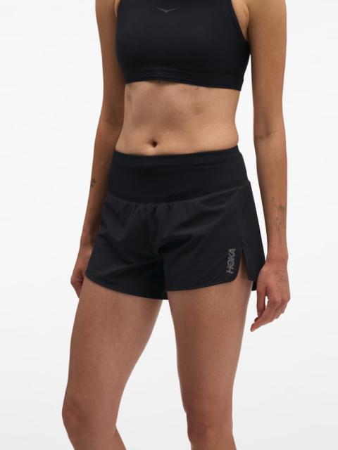 HOKA Women's Glide Short MR 3.5" Brief in Black
