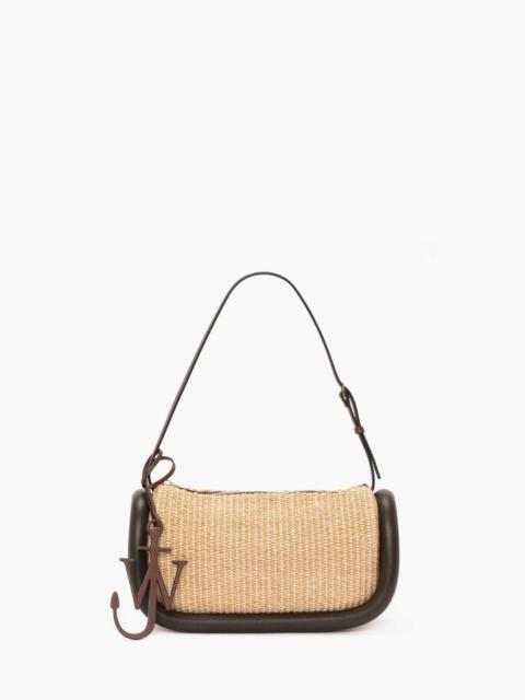 JW Anderson BUMPER-15 RAFFIA SHOULDER BAG