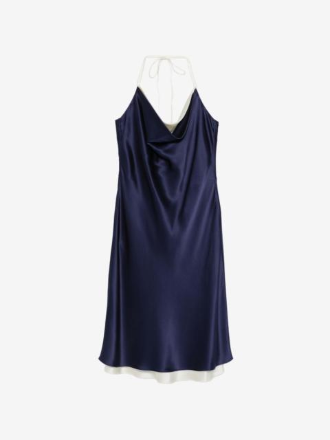 TOVE Joss cowl-neck midi dress