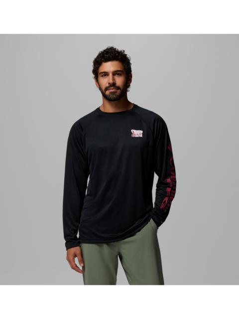 Columbia Men's Collegiate PFG Terminal Tackle Long Sleeve Shirt - Oklahoma