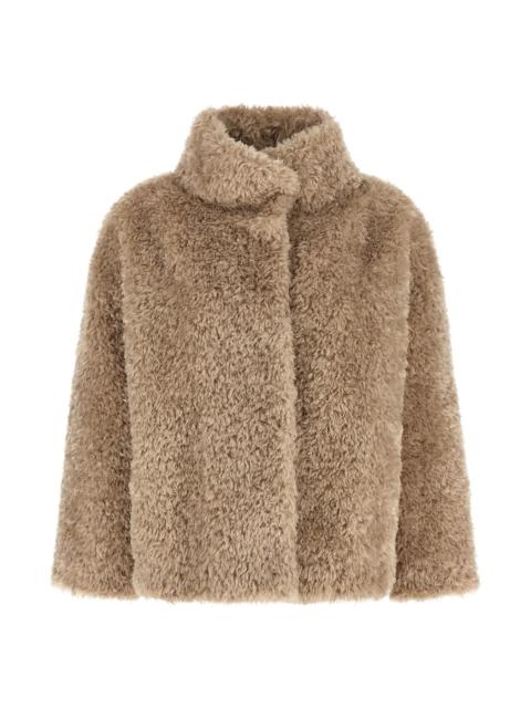 Herno Curled Shearling Effect Coat