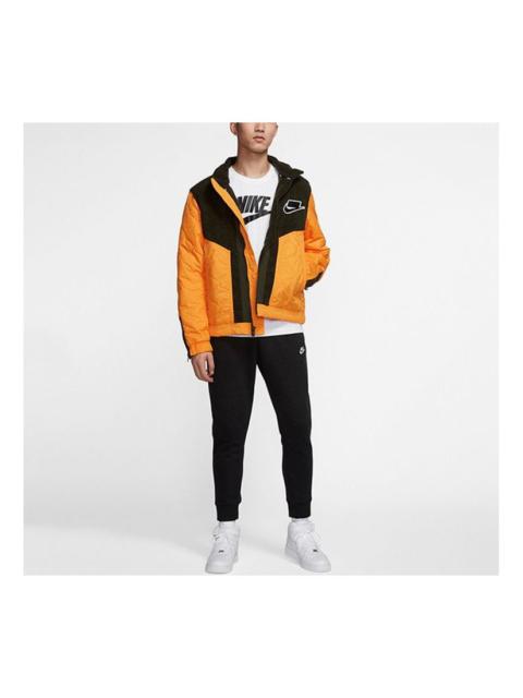 Nike Sportswear Synthetic-Fill Sports Jacket Gold Yellow Goldyellow BV4583-886