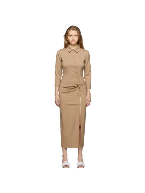 JACQUEMUS Beige La Montagne 'La Robe Jocou' Dress
