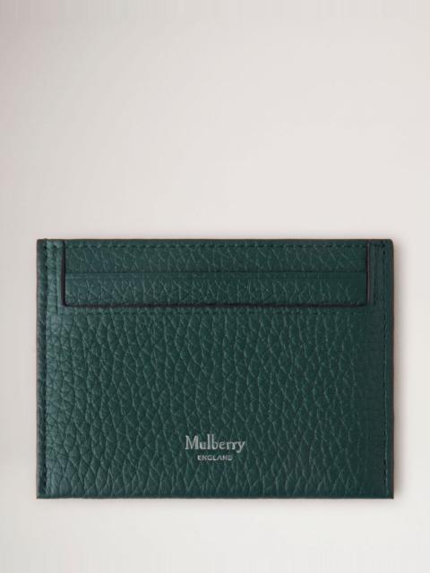 Credit Card Slip Mulberry Green Heavy Grain