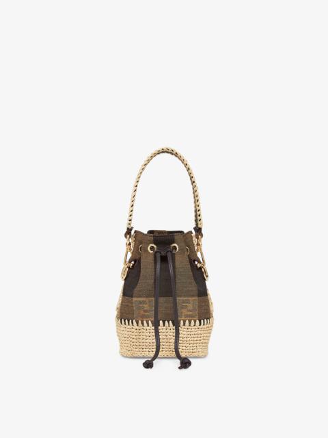 FENDI Brown fabric mini-bag