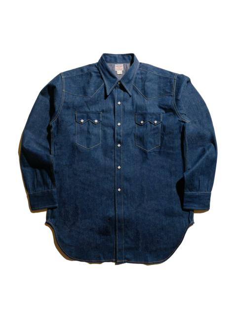 The Real McCoys MS22003 Denim Western Shirt / Sawtooth Indigo