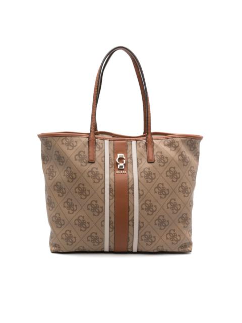 GUESS USA monogram-pattern shoulder bag