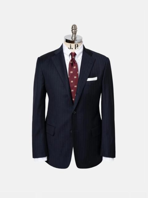 J. PRESS MADE-IN-USA NAVY CHALKSTRIPE SUIT