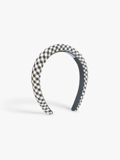 Hill House Home The Cleo Headband - Black/Sand Gingham